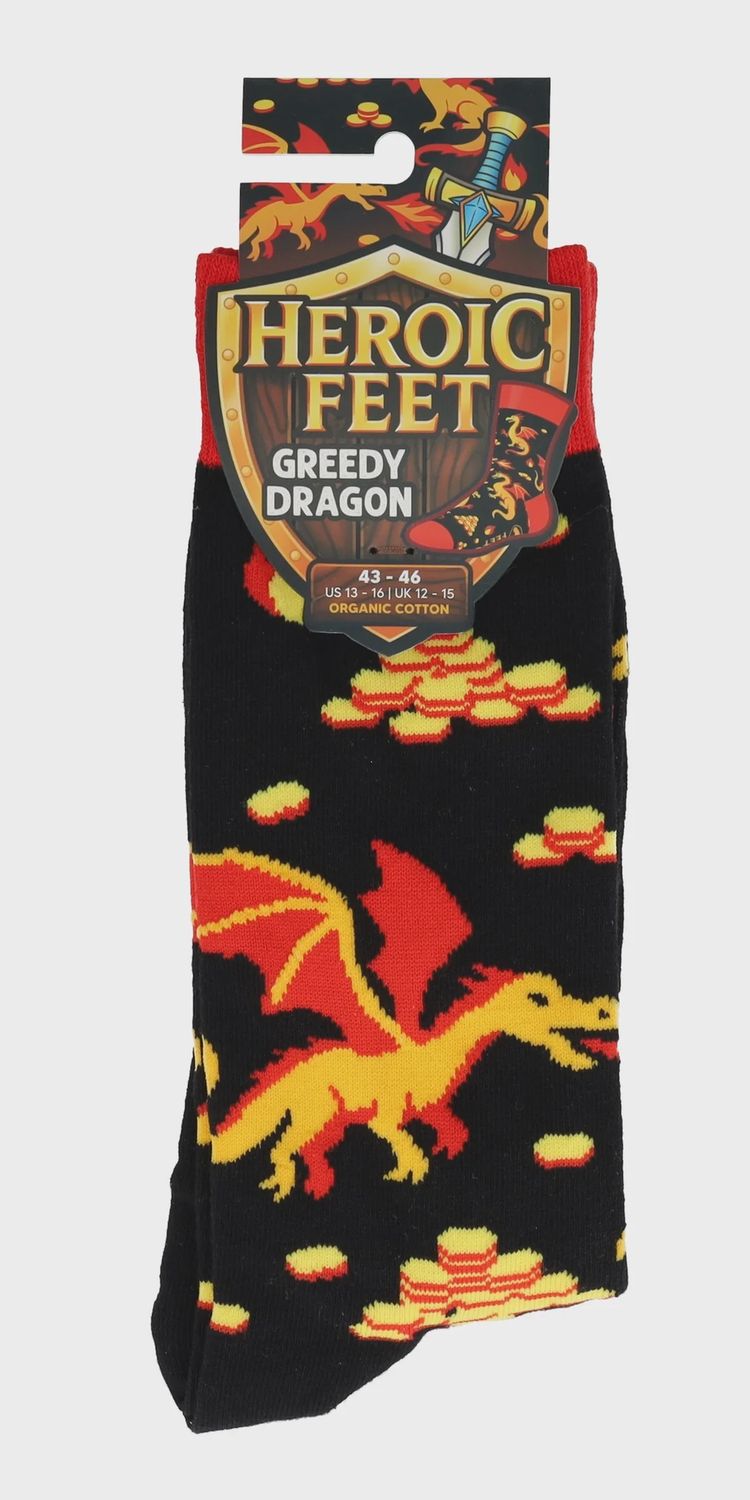 Greedy Dragon Socks, Maat: 43 - 46