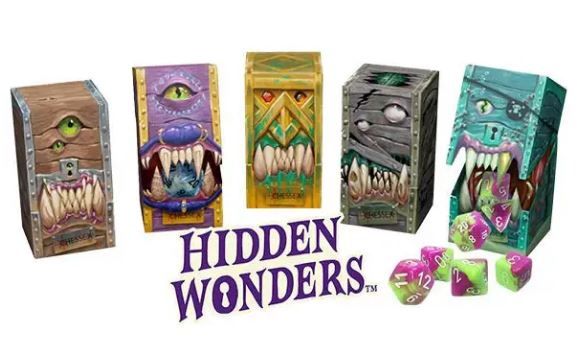 Hidden Wonders Individual Mystery Polyhedral 7-Die Set