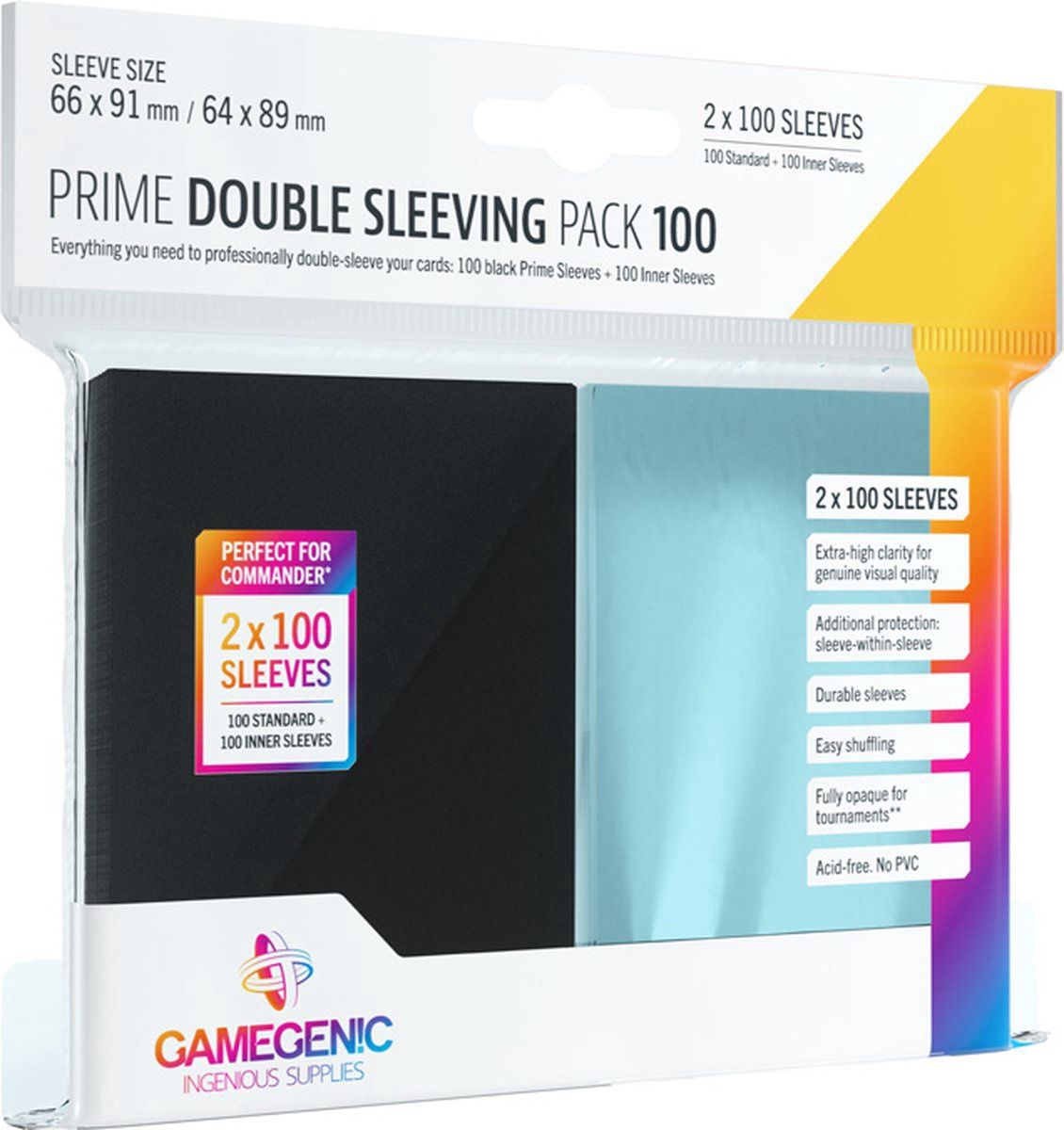 Gamegenic Double Sleeving Pack 100