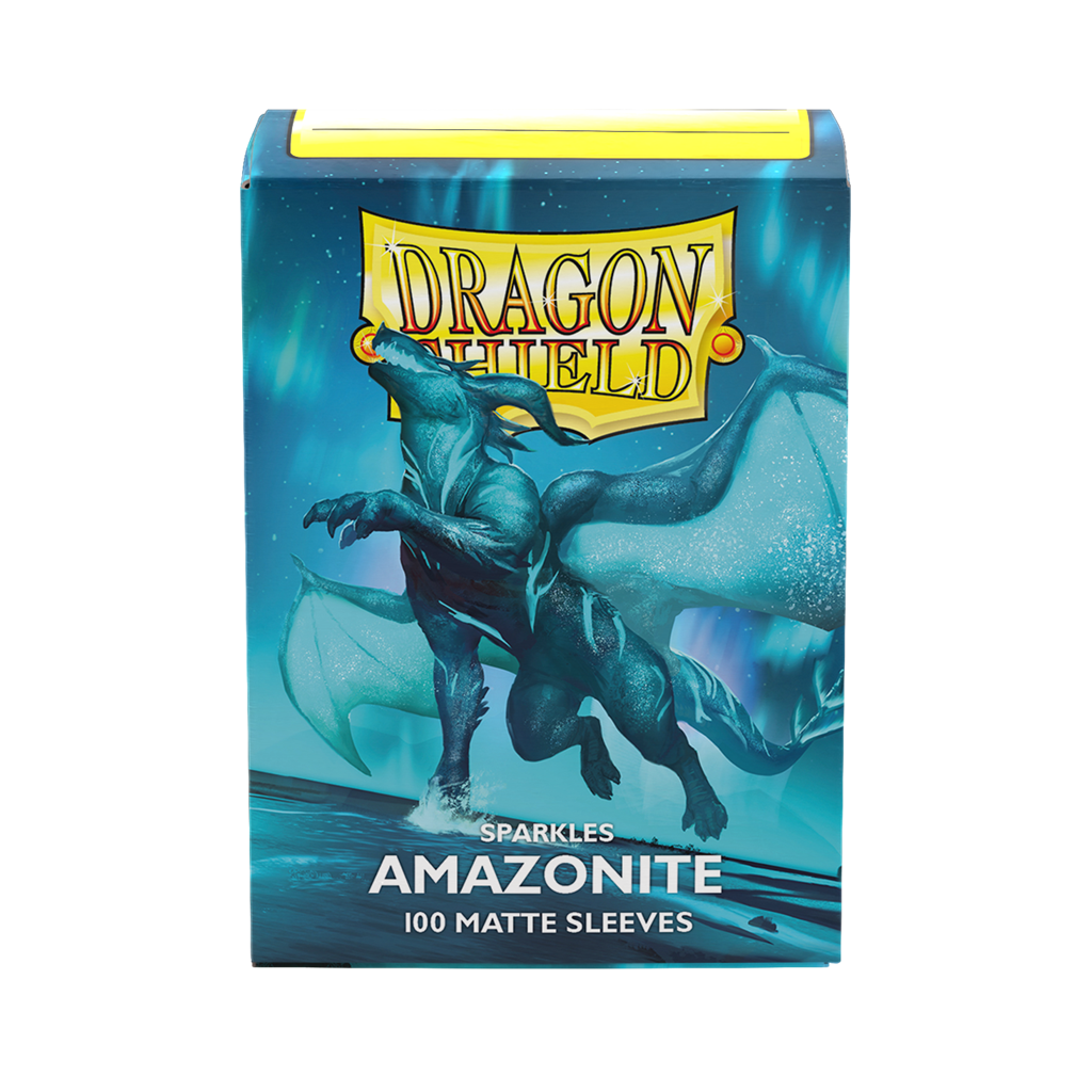 Dragon Shield - Sparkles Amazonite Sleeves Matte