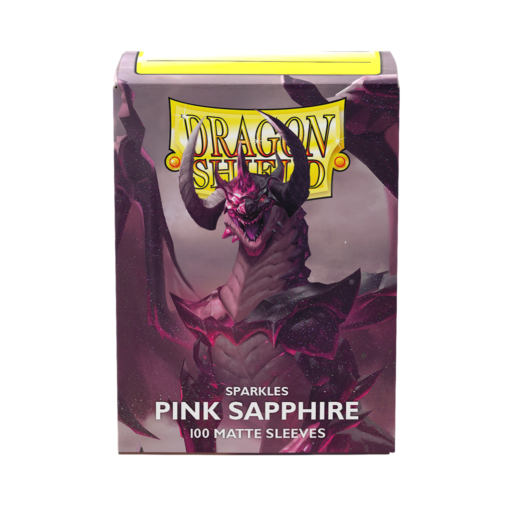 Dragon Shield - Sparkles Pink Sapphire Sleeves Matte