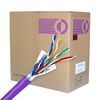 Cable, Cat 5E, 1000 ft. Pull Box, Solid, Shielded, 350MHz, Purple