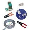 Network Cable Starter Kit, Cat 6, Solid, Unshielded, 550MHz, Gray, 250 ft.
