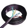 Cable, Cat 6, 500 ft. Solid, Unshielded, 550MHz, Direct Burial, Flooded Core, Black