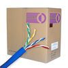 Cable, Cat 6, 1000 ft. Pull Box, Solid, Unshielded, 550MHz, Blue