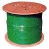 Cable, Cat 6, 1000 ft. Wooden Reel, Stranded, Shielded, 550MHz, Green