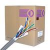 Cable, Cat 6, 1000 ft. Pull Box, Solid, Shielded, 550MHz, Gray