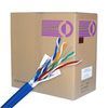 Cable, Cat 6, 1000 ft. Pull Box, Stranded, Shielded, 550MHz, Blue