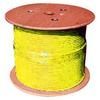 Cable, Cat 6, 1000 ft. Reel, Solid, Shielded, 400MHz, Yellow, Plenum