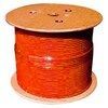 Cable, Cat 6a, 1000 ft. Wooden Reel, Solid, Unshielded, 650MHz, 10G, Orange