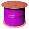 Cable, Cat 6a, 1000 ft. Wooden Reel, Solid, Unshielded, 650MHz, 10G, Violet Plenum