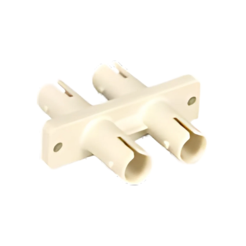 Coupler, Fiber Optic, ST/ST, Duplex, w/ header