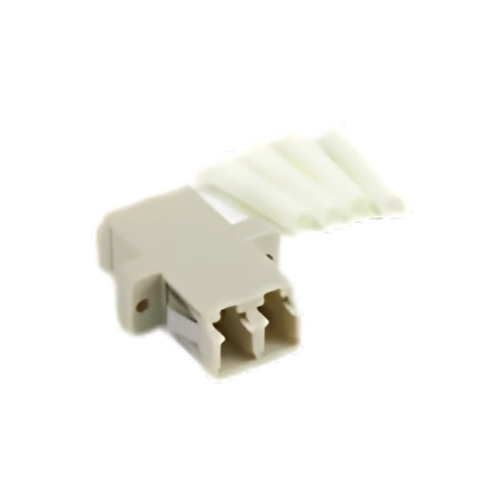 Coupler, Fiber Optic, LC/LC, Duplex, w/ header