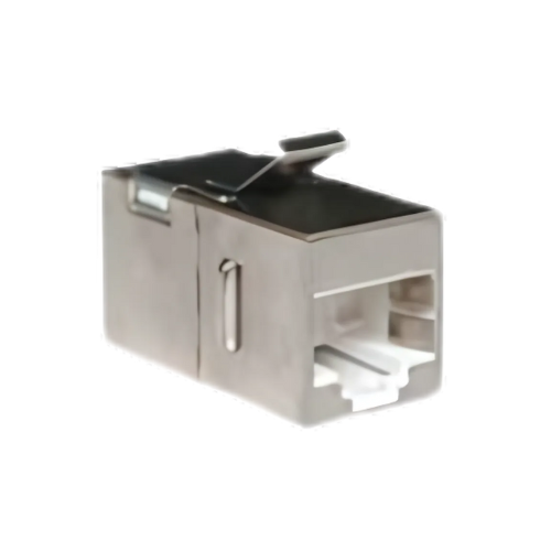 Coupler, Keystone Cat 6a, Shielded, RJ45, Straight, F/F