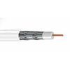 Cable, Coaxial, 500 ft. RG6, Quad Shield, Reel, White