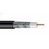 Cable, Coaxial, 500 ft. RG11, Quad Shield, Reel, Black