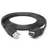 Cable, USB 2.0 Extension, A to A, M/F, 6 ft.