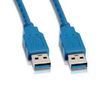 Cable, USB 3.0, A to A, M/M, 10 ft.