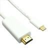Cable, USB C to HDMI, M/M, 6ft, White