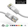 Patch Cable, Cat 5E, Unshielded, 7 ft. 350Mhz, W/Snagless boots, White