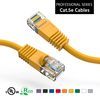 Patch Cable, Cat 5E, Unshielded, 7 ft. 350Mhz, W/Snagless boots, Yellow