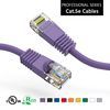Patch Cable, Cat 5E, Unshielded, 15 ft. 350Mhz, W/Snagless boots, Purple