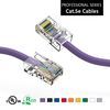 Patch Cable, Cat 5E, Unshielded, 10 ft. 350Mhz, Non-booted, Purple