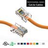 Patch Cable, Cat 5E, Unshielded, 100 ft. 350Mhz, Non-booted, Orange