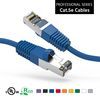 Patch Cable, Cat 5E, Shielded, 3 ft. 350Mhz, W/Snagless boots, Blue