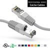 Patch Cable, Cat 5E, Shielded, 3 ft. 350Mhz, W/Snagless boots, Gray