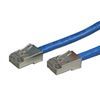 Patch Cable, Cat 5E, Shielded, 7 ft. 350Mhz, Non-booted, Blue
