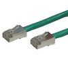 Patch Cable, Cat 5E, Shielded, 15 ft. 350Mhz, Non-booted, Green