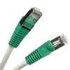 Patch Cable, Cat 5E, Shielded, 5 ft. Crossover, 350Mhz, W/Snagless boots, Gray