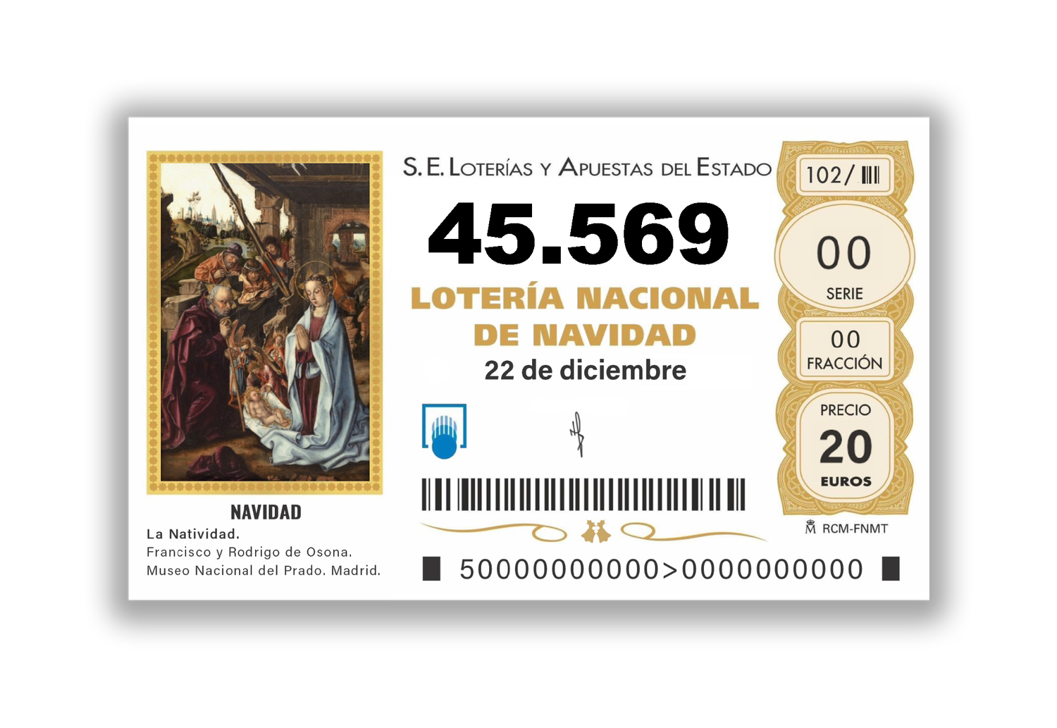 Décimo Nº 45.569