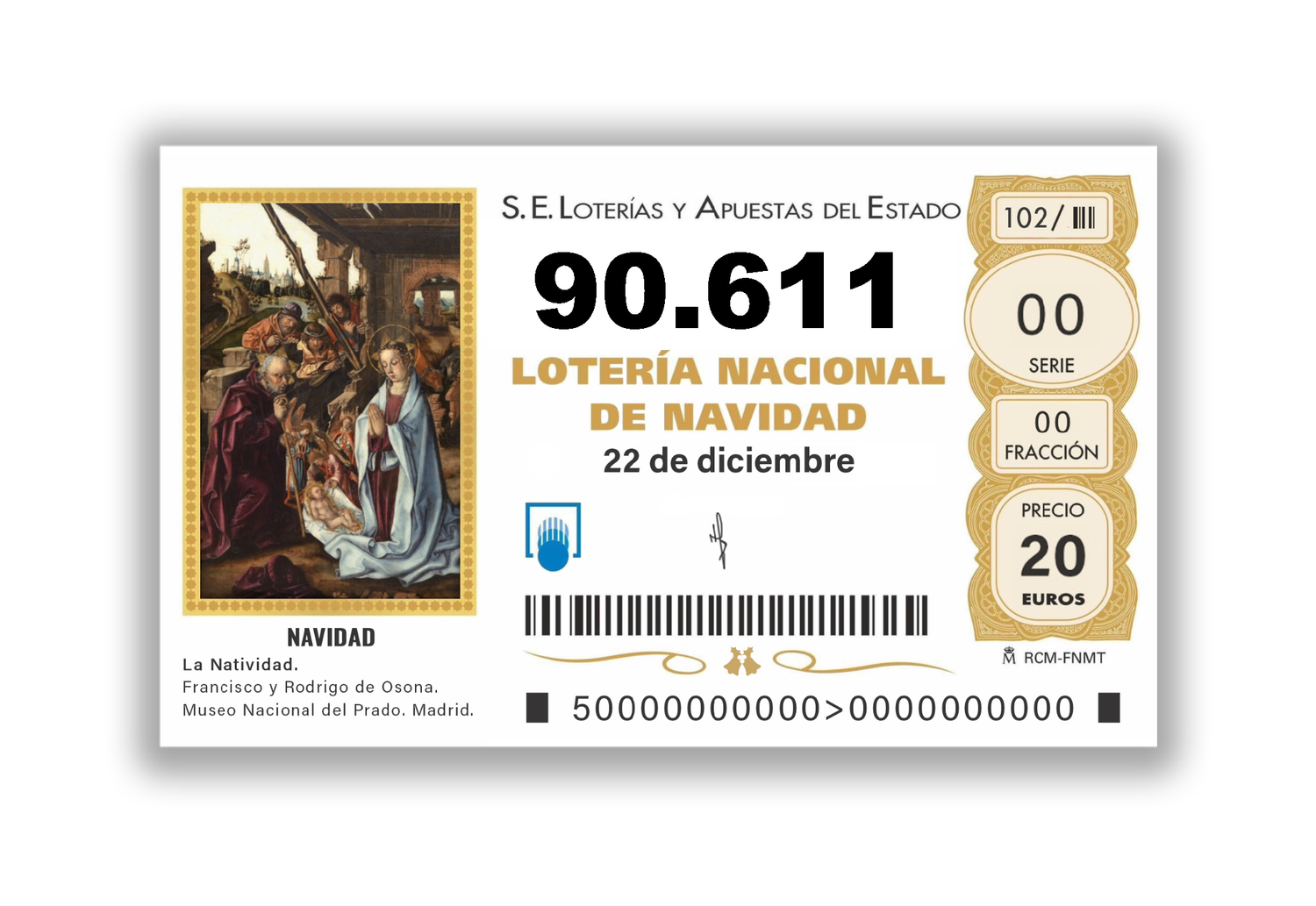 Décimo Nº 90.611