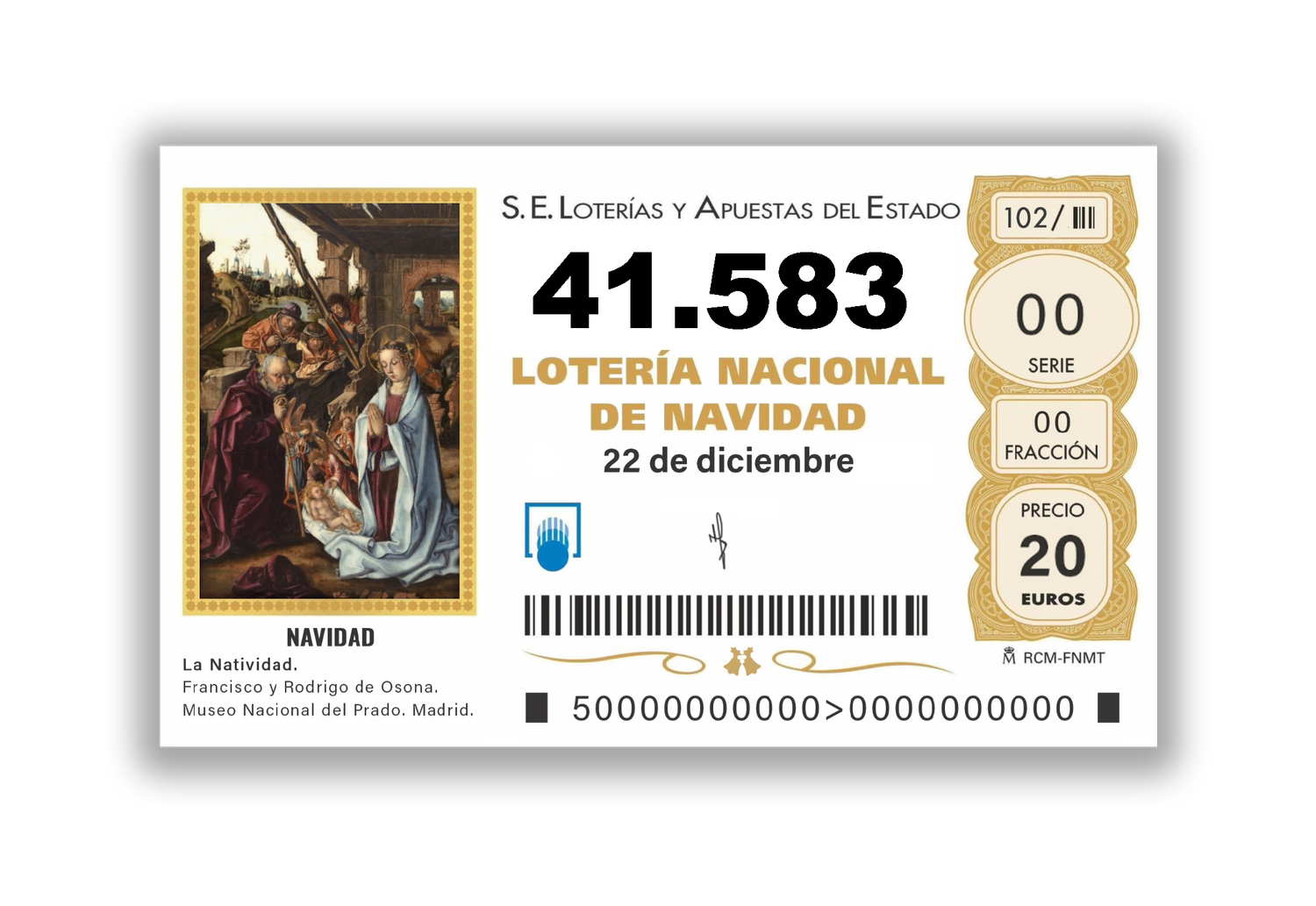 Décimo Nº 41.583