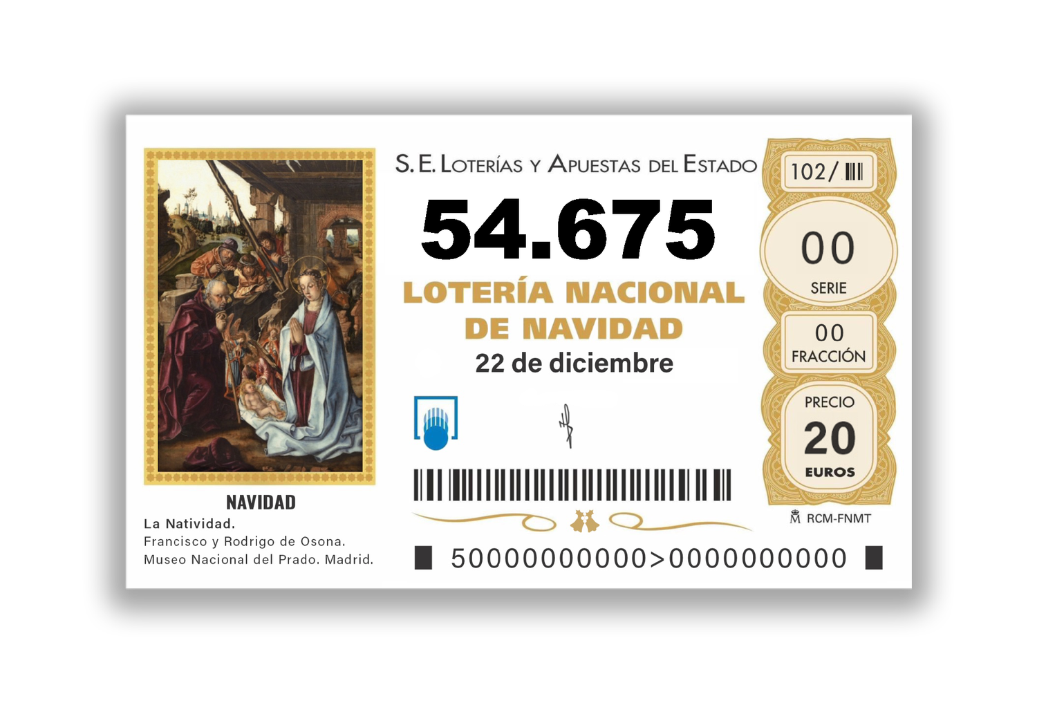 Décimo Nº 54.675