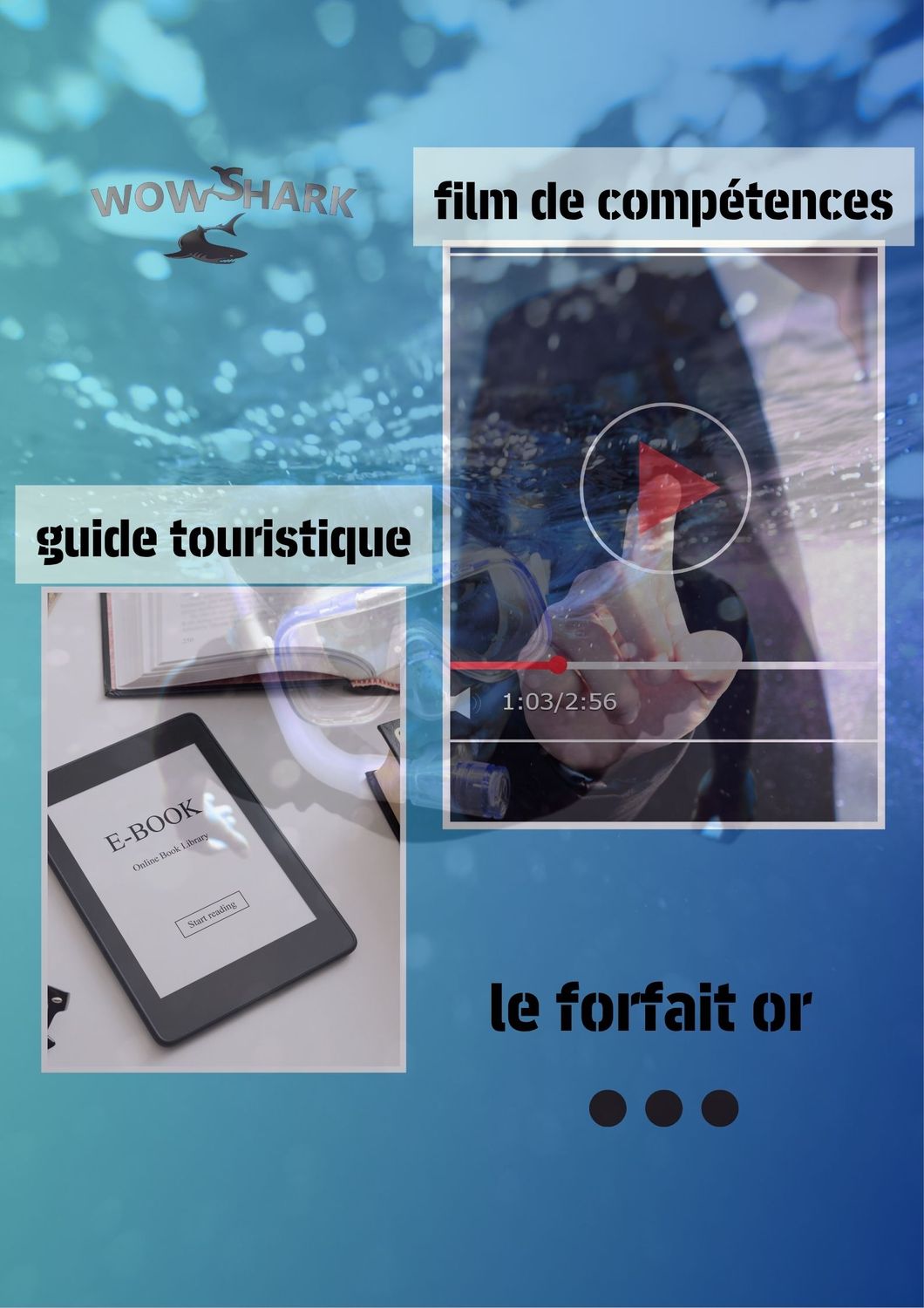 forfait de plongée en apnée en or par des Français