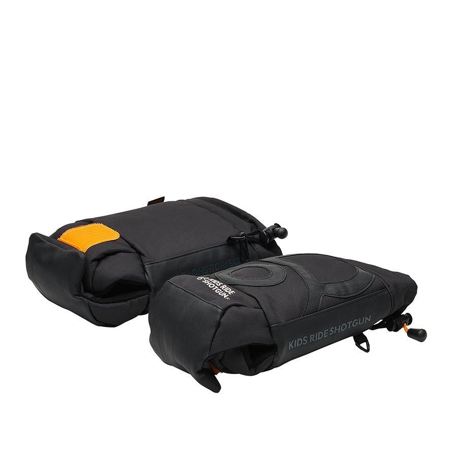 Kids Ride Shotgun Pogies Pair Black