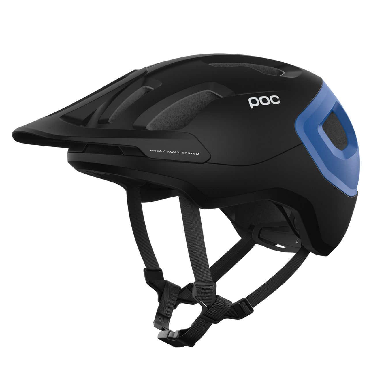 POC Axion &#39;22, Color: Uranium Black / Opal Blue Metallic / Matte, Size: Medium