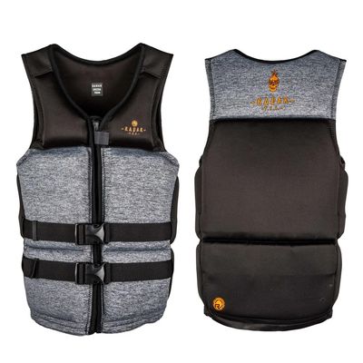 Radar TRA Boy&#39;s Teen CGA Life Vest Heather Grey / Orange / Black (75-125lbs)