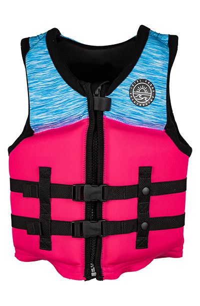 Radar TRA Girl's CGA Life Vest Vibrant Mesh / Pink / Black Youth (50-90lbs)