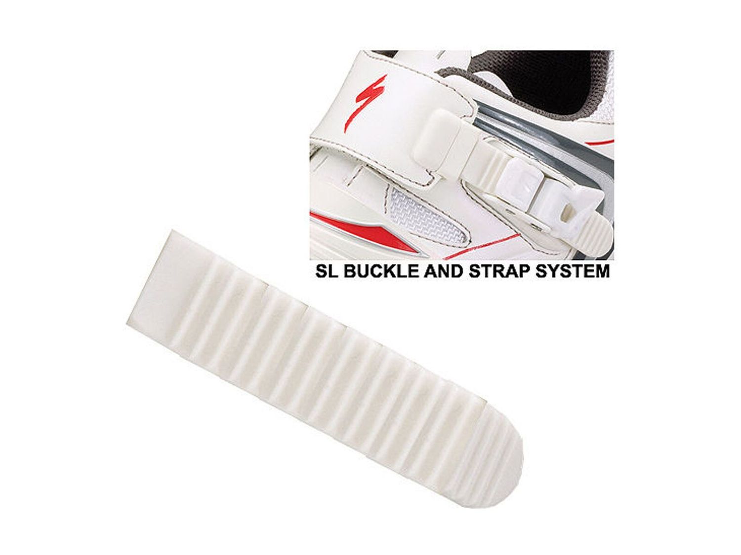 Specialized SL Replacement Strap 93MM Wht Pair