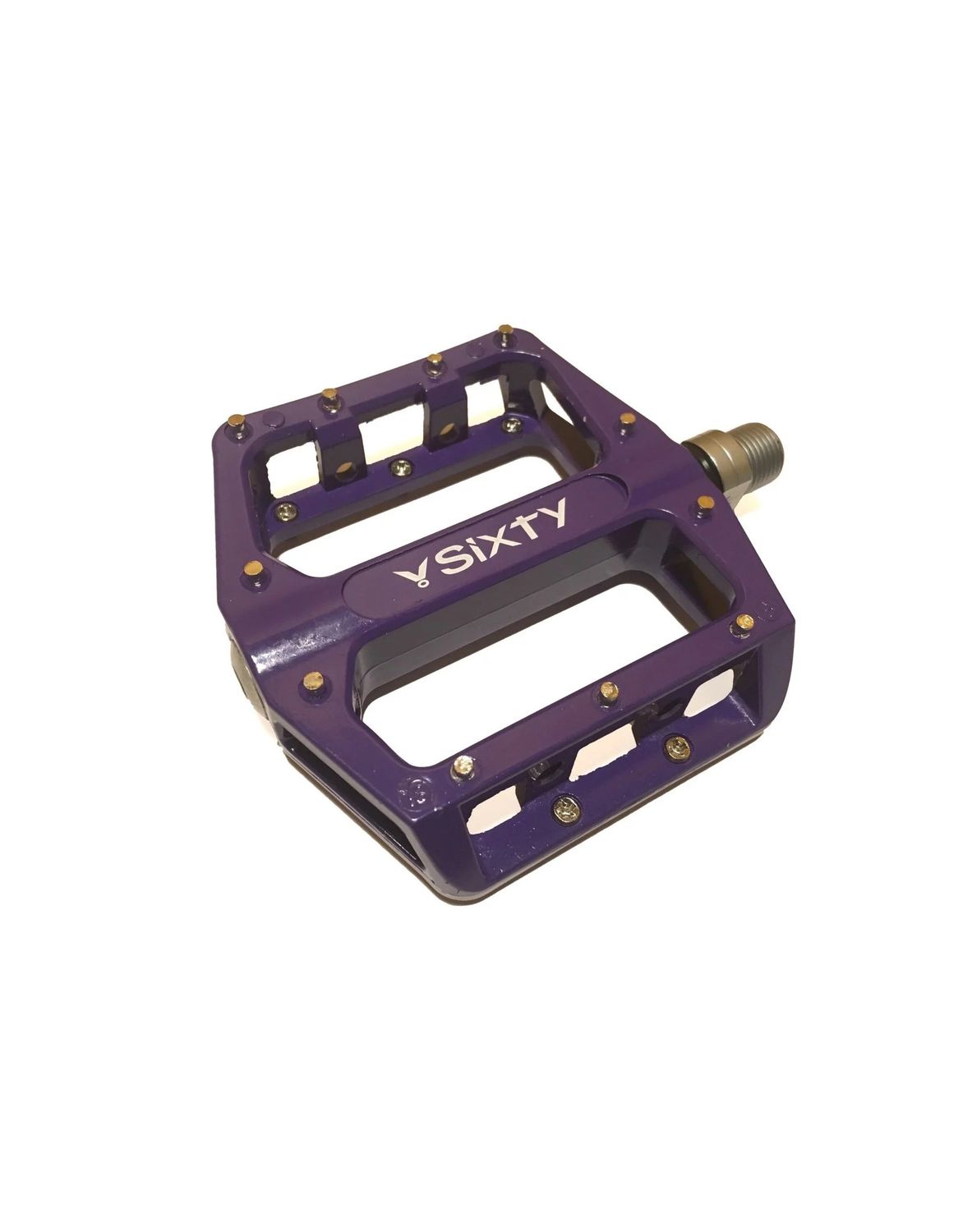V-Sixty B-87 Flat/Platform Pedal with Sealed Bearings, Color: Purple