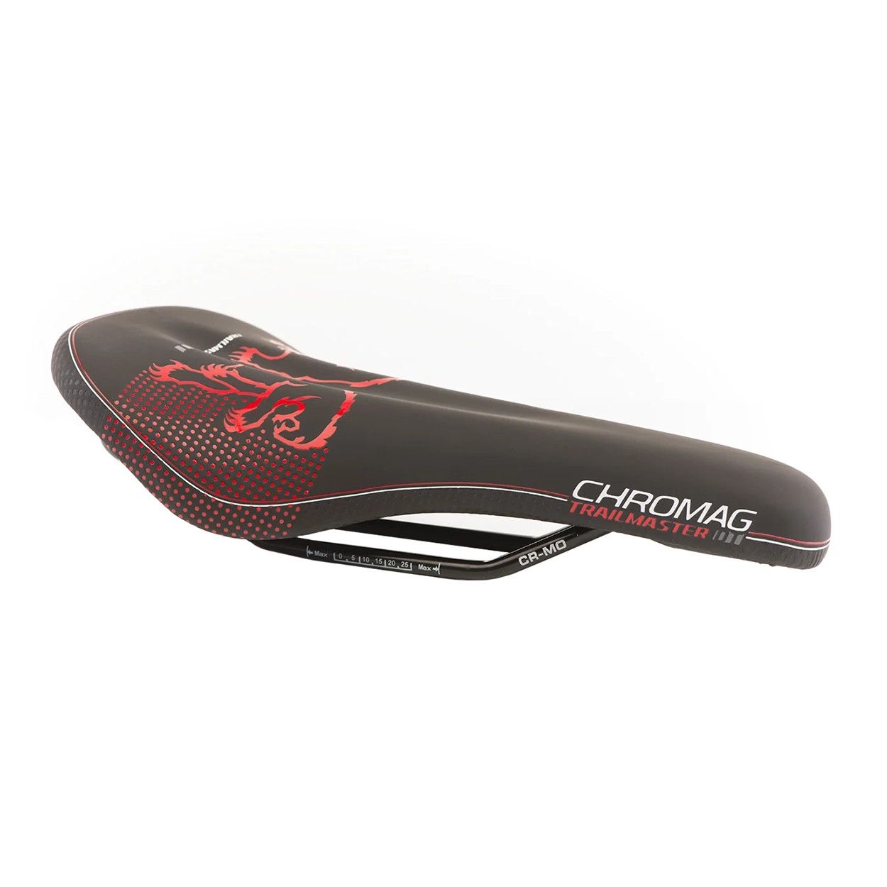 Chromag Trailmaster DT Saddle, Color: Black / Red