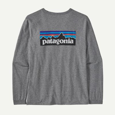 Patagonia Women&#39;s Long Sleeve P-6 Logo Responsibili-Tee &#39;25