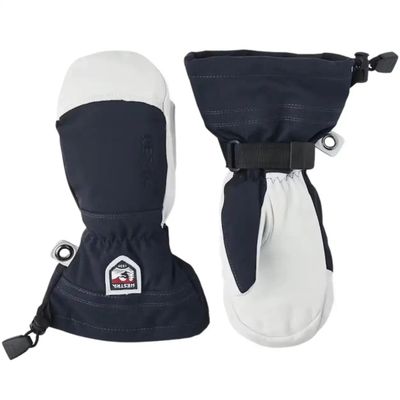Hestra Jr Army Leather Heli Ski Mitt '26