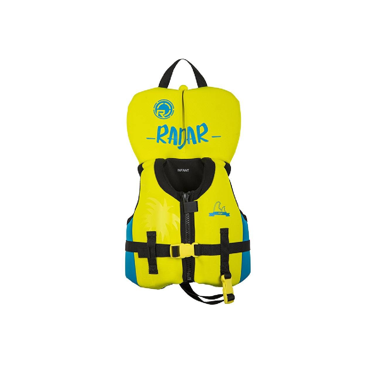Radar Boy's CGA Life Vest, Color: Blue/Yellow, Size: Infant/Toddler (up to 30 lbs)