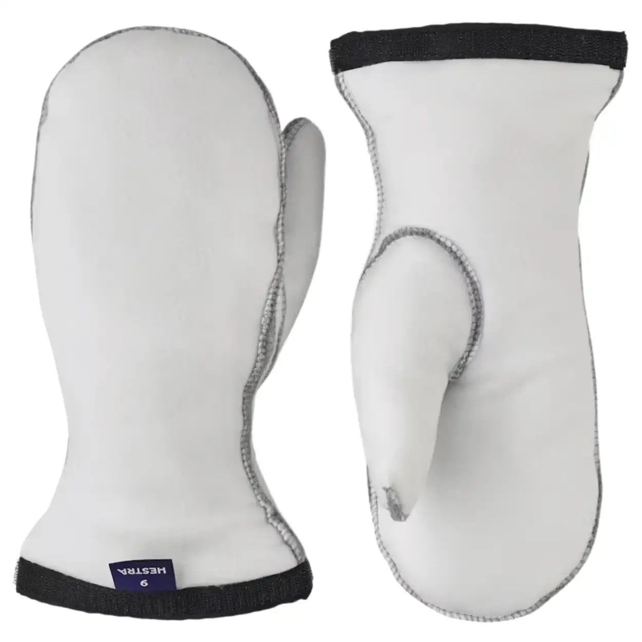 Hestra Heli Ski Liner Mitt '26, Color: Off White, Size: 7
