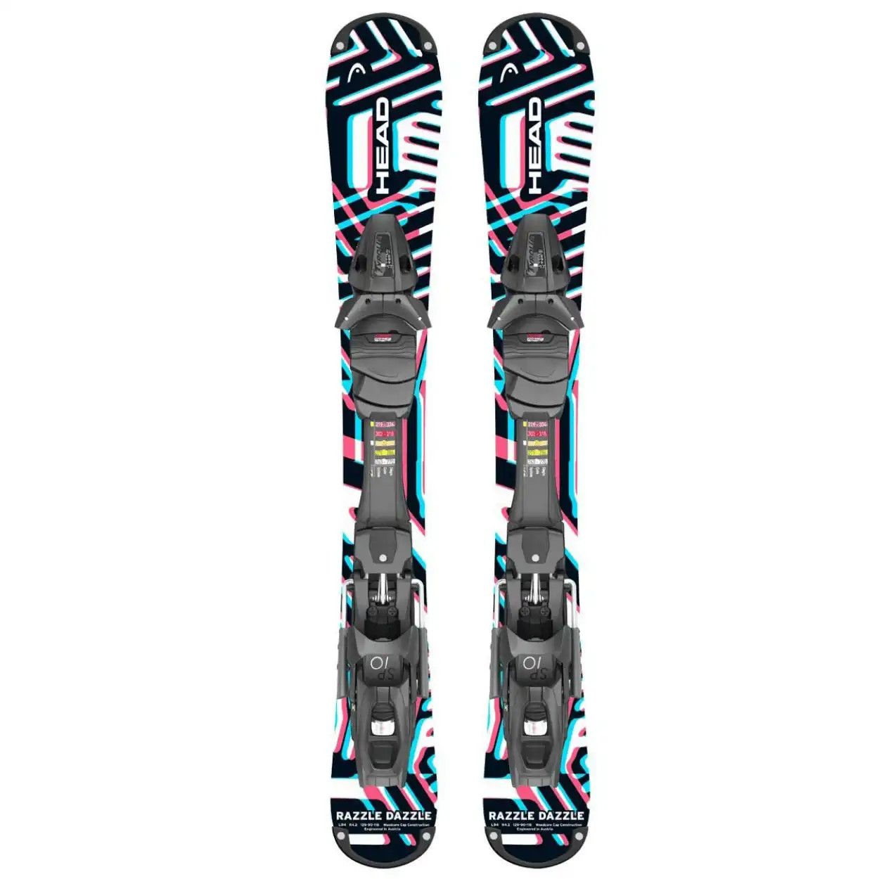 HEAD Tech スキーセット！127センチ！ Head RazzleDazzle 94 Skiboards with Tyrolia Bindings